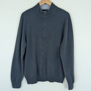 Dunning Golf Campbell Cashmere Quarter Zip Sweater